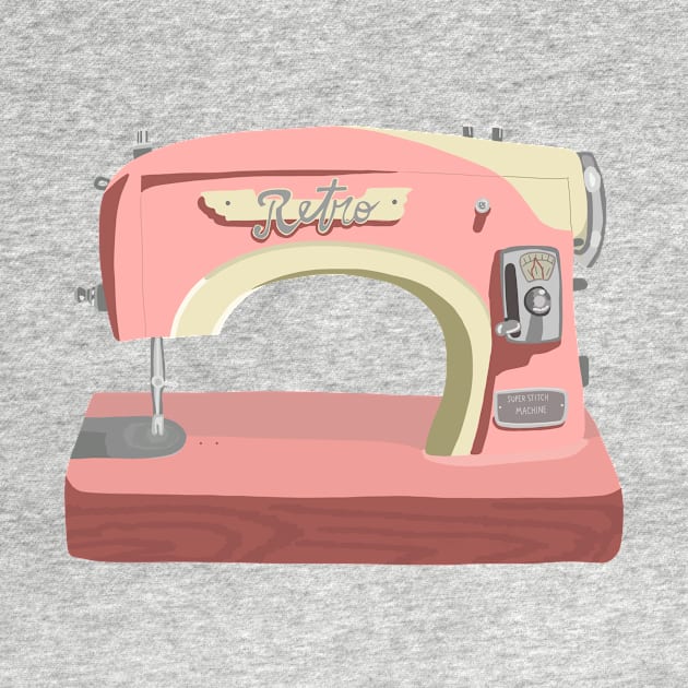 Pink Sewing Machine by jenblove